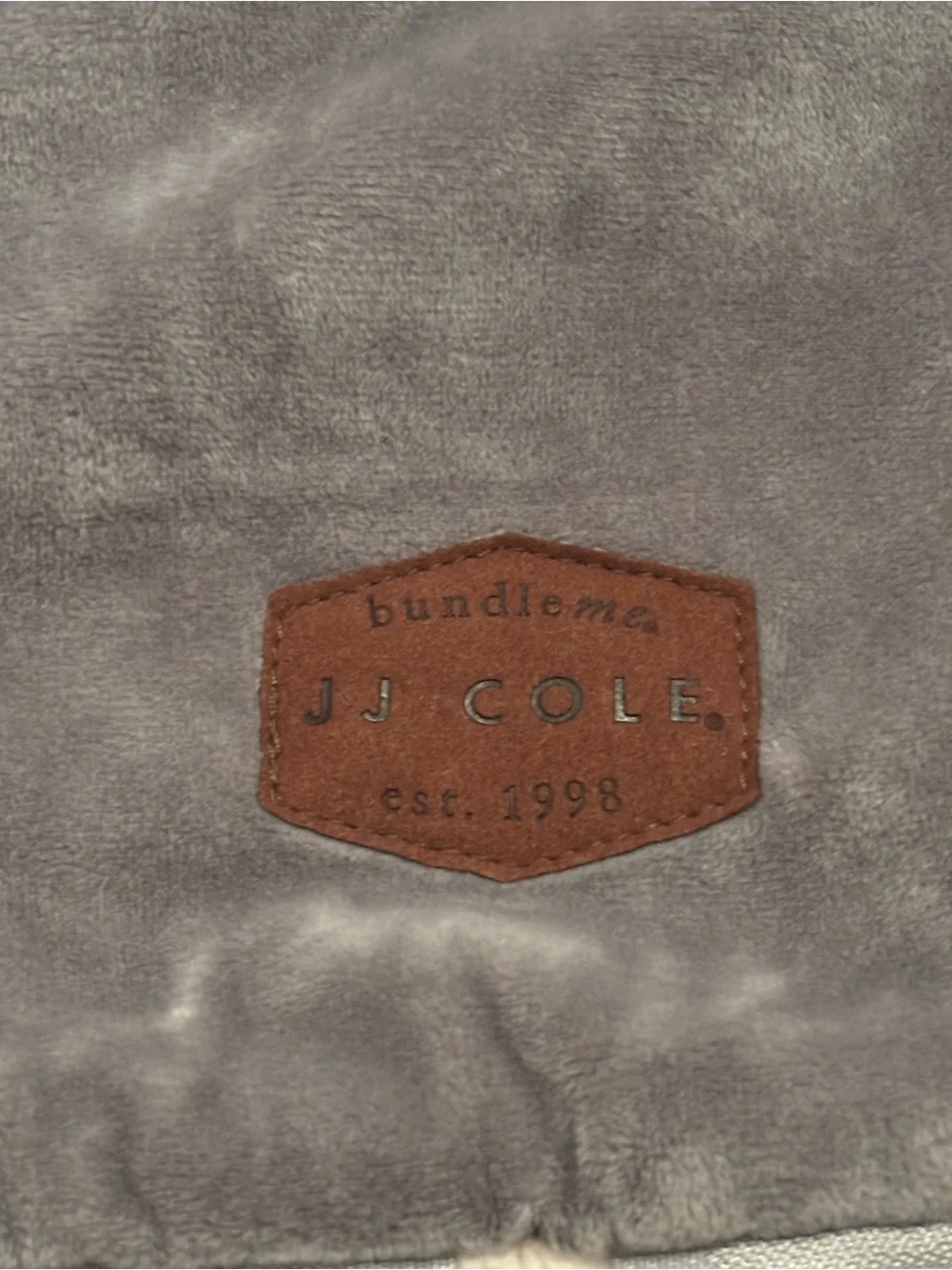Gray JJ Cole Original Bundleme Stroller Car Cover Shearling